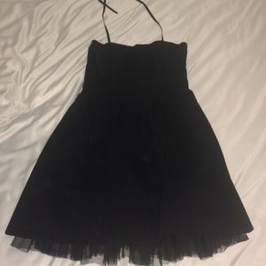 Black Strapless Dress